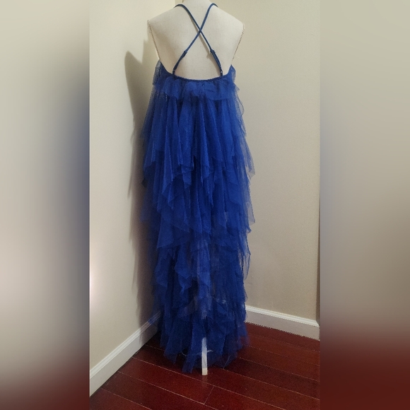 NWT AKIRA Ruffle Maxi Dress - Picture 8 of 10